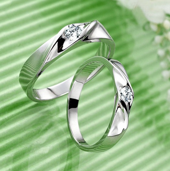 SS11039 Clasic couple rings